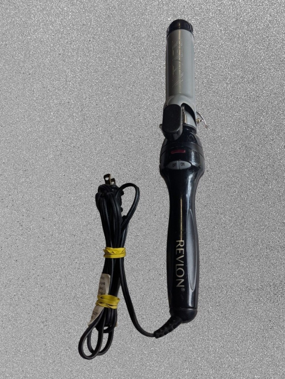 Revlon Black Handle Curling Iron with Silver Barrel